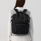 On the go backpack - Black With Gunmetal