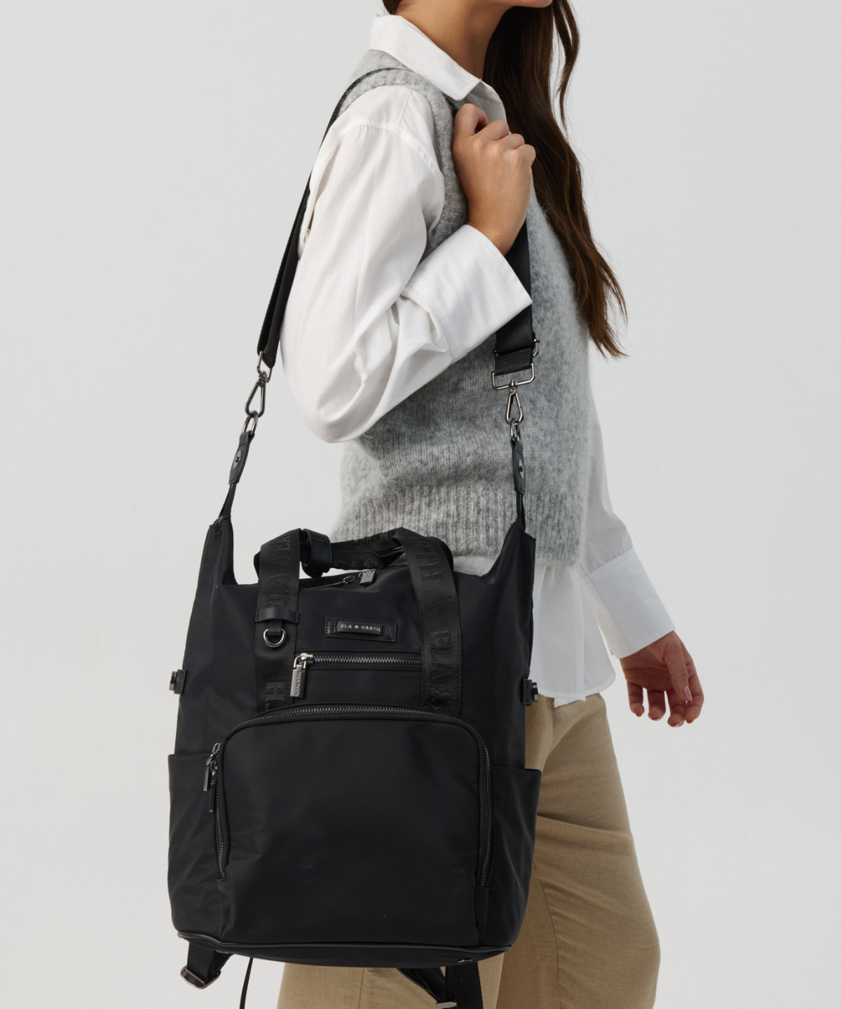 Women’s Backpacks - Black With Gunmetal