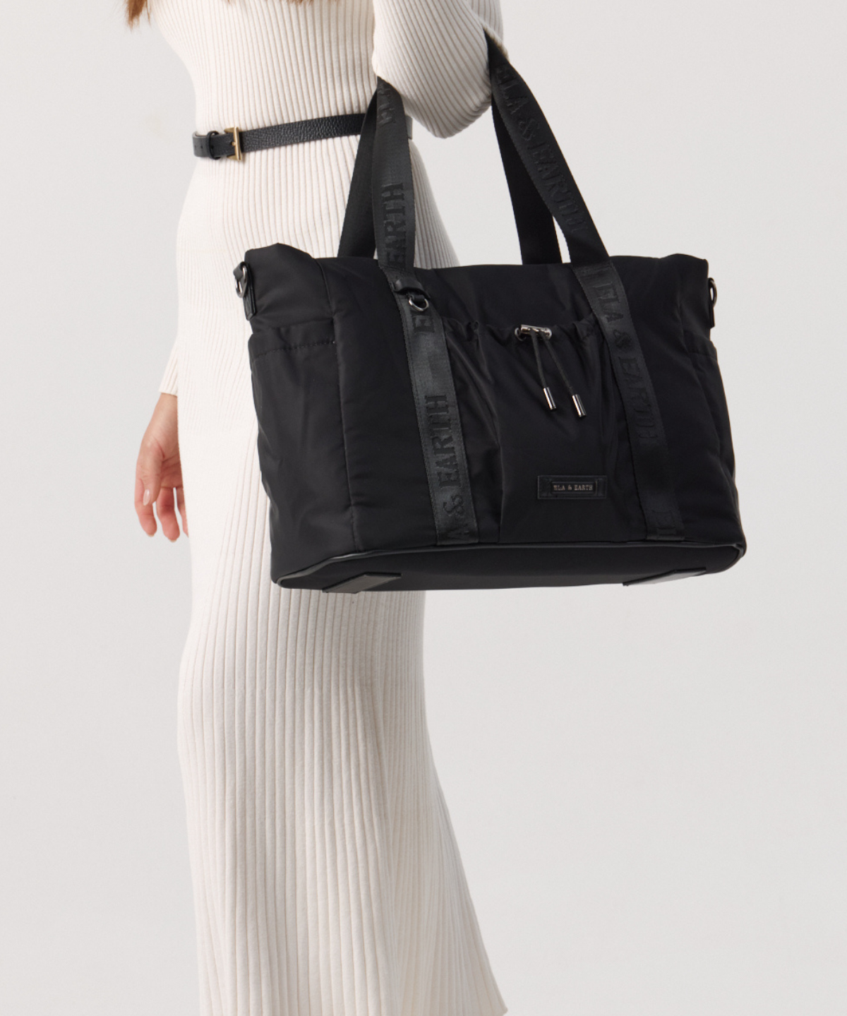 Black With Gunmetal - Odyssey Insulated Tote Bag [Large]