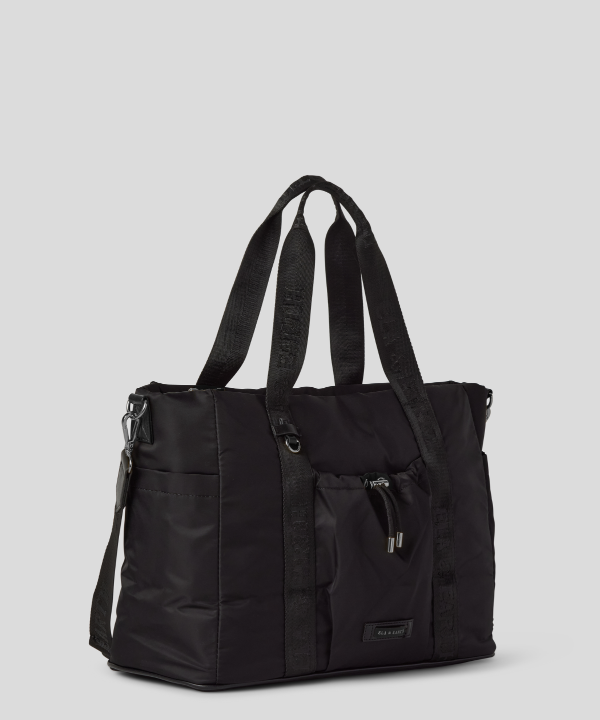 Black With Gunmetal - Odyssey Insulated Tote Bag [Large]