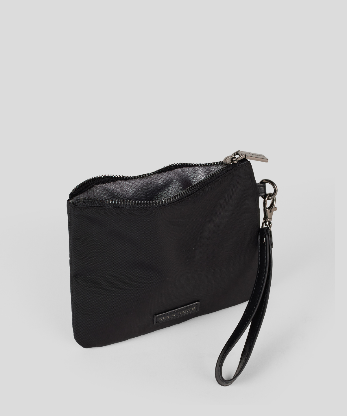 Medium Pouch - Black With Gunmetal 