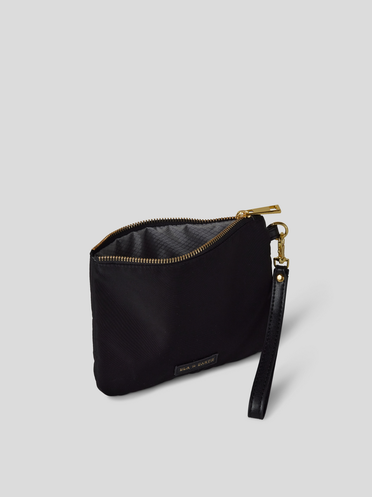 Medium Pouch - Black With Gold