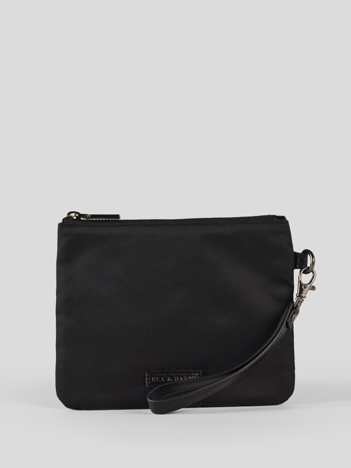 Insulated Pouch - Black With Gunmetal 