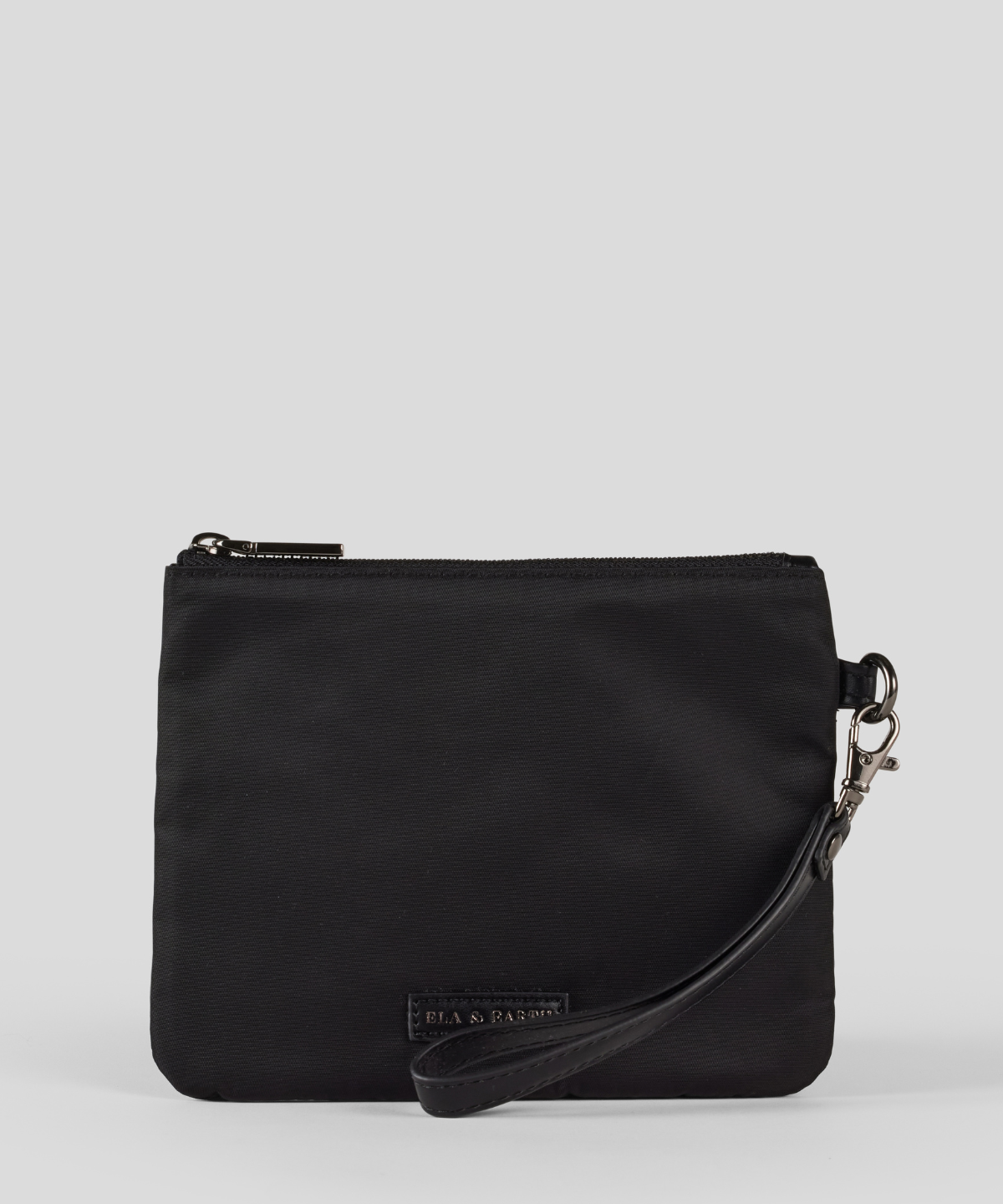 Medium Pouch - Black With Gunmetal