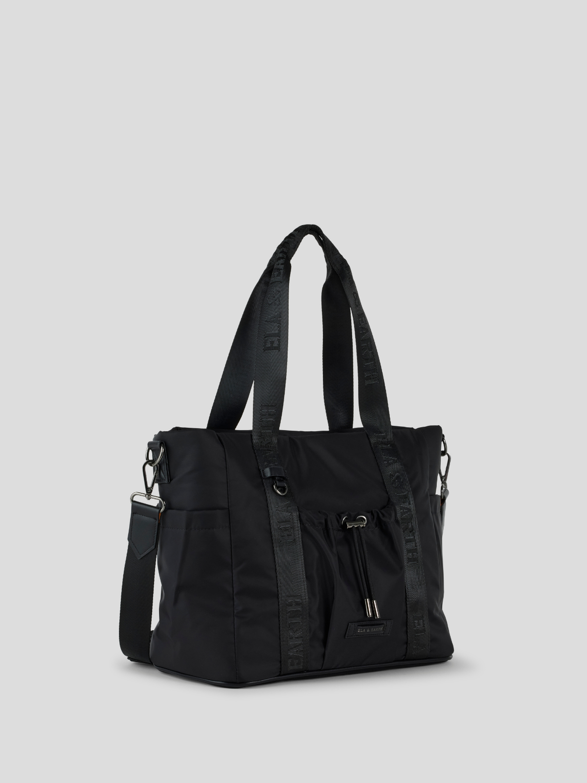 Everyday Tote Bag - Black With Gunmetal