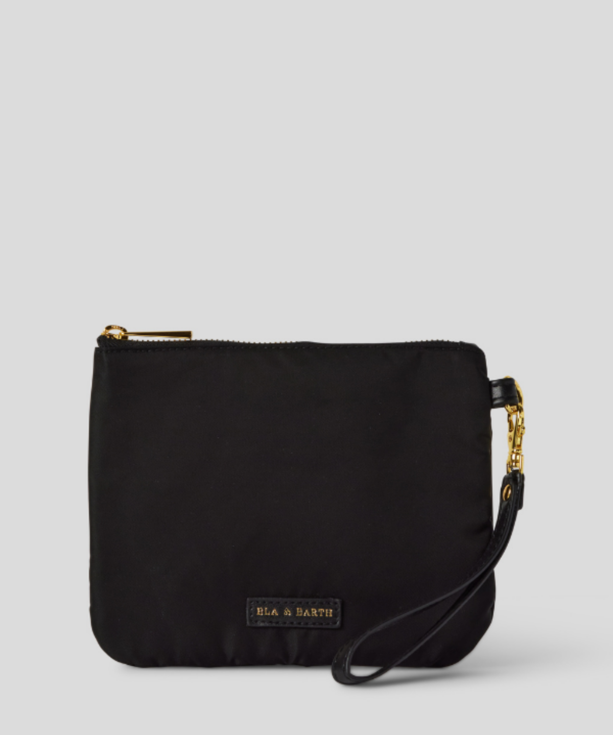 Medium Pouch -  Black With Gunmetal 