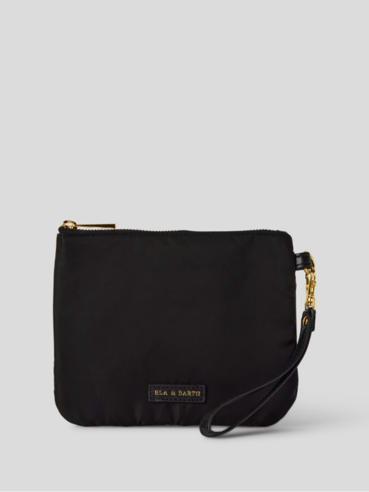 Medium Pouch -  Black With Gunmetal 
