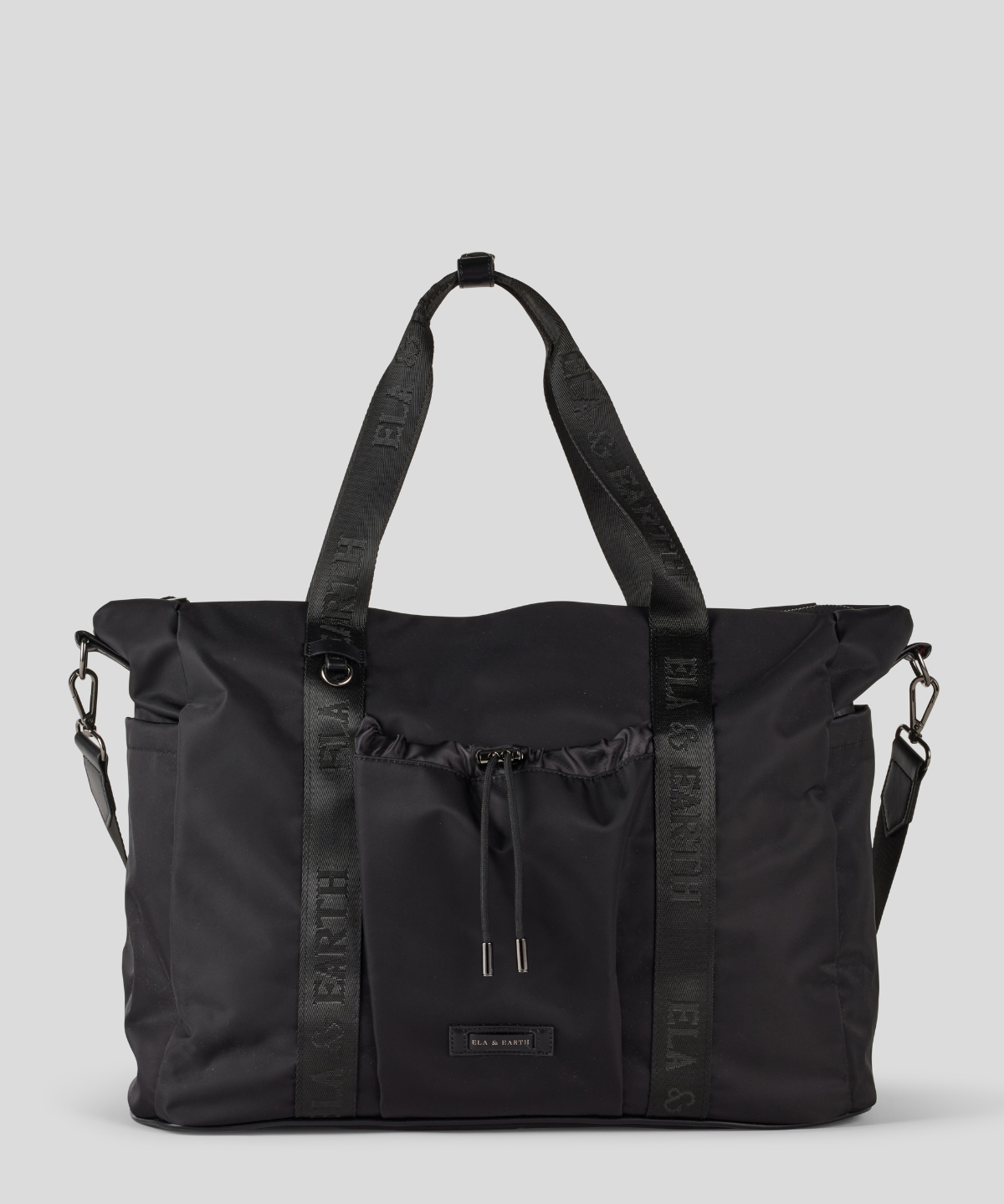 Overnight Bag - Black With Gunmetal