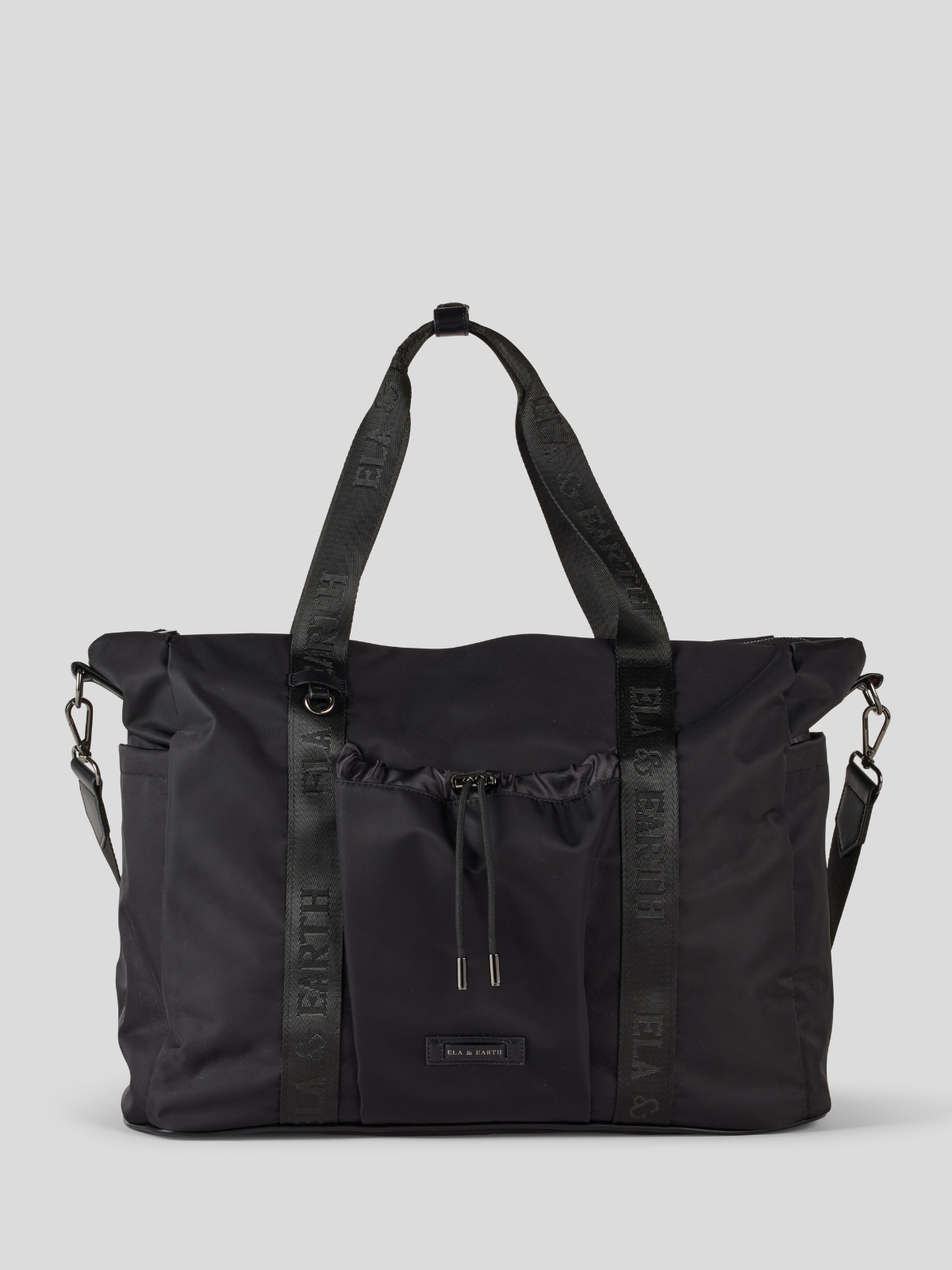 Overnight Bag - Black With Gunmetal