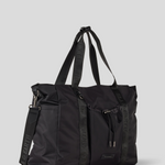 Durable Overnight Bag - Black With Gunmetal