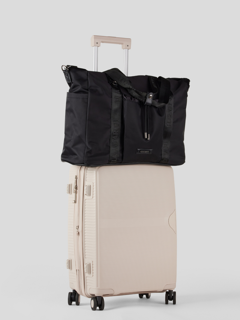 Shoulder Strap Bag - Black With Gunmetal