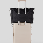 Large Tote Bag - Black With Gunmetal