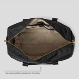 Aesthetic Weekend Away Bag - Black With Gunmetal