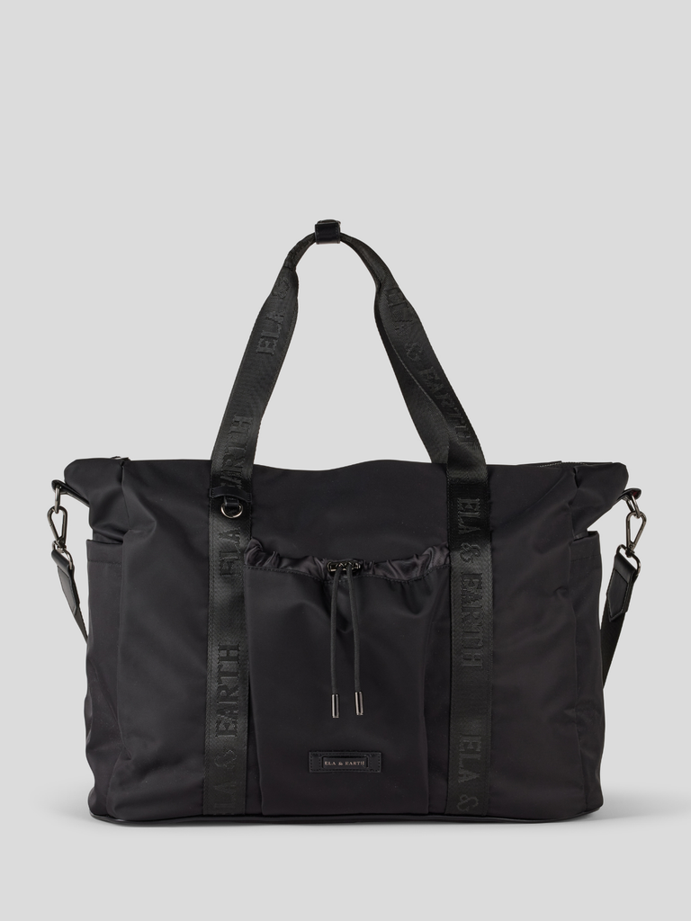 Travel Bag - Black with Gunmetal