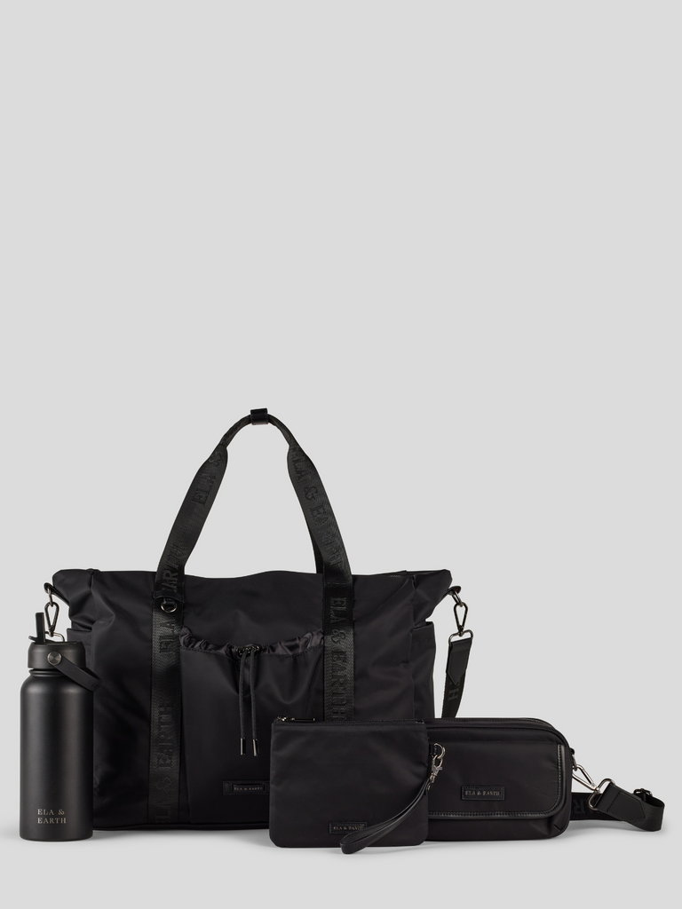 Ultimate Overnight Set - Black with Gunmetal / Black