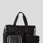 Large Tote Bag, Black Water Bottle, 1400ml bento box, Cutlery Set and Medium Pouch 