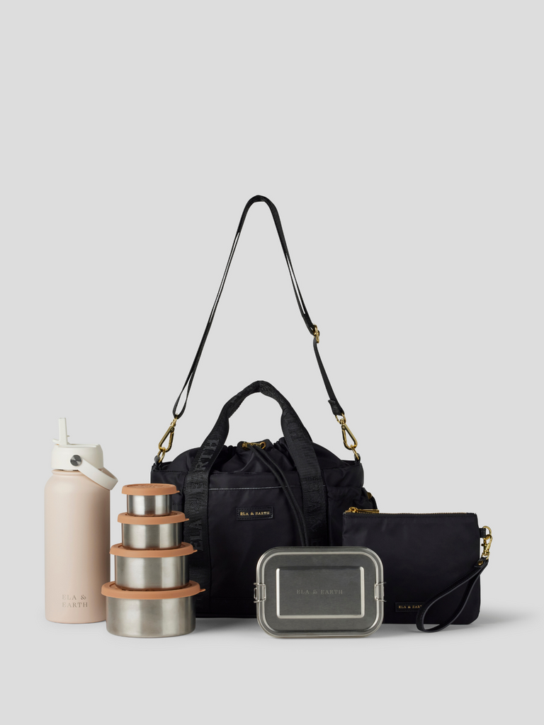 Insulated Lunch Bag Set - neutral