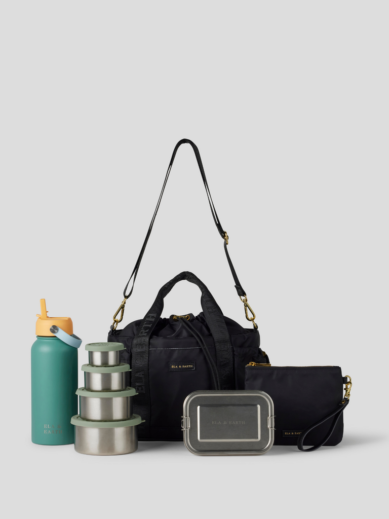 Insulated Lunch Bag Set - green