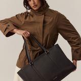 Black With Gold - Arden Insulated Tote Bag [Large]