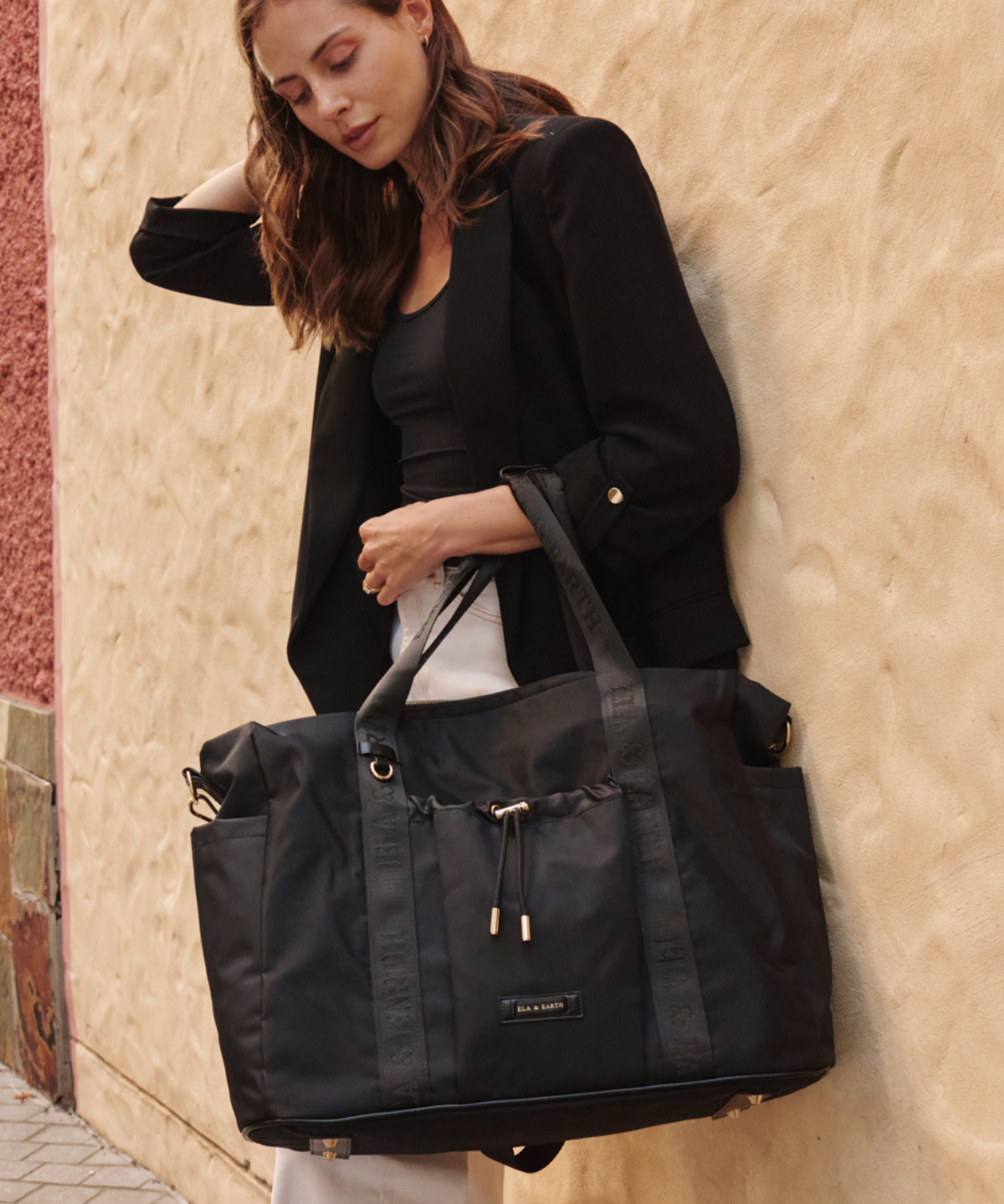 Black With Gold - Odyssey Overnight Travel Bag [Extra Large]