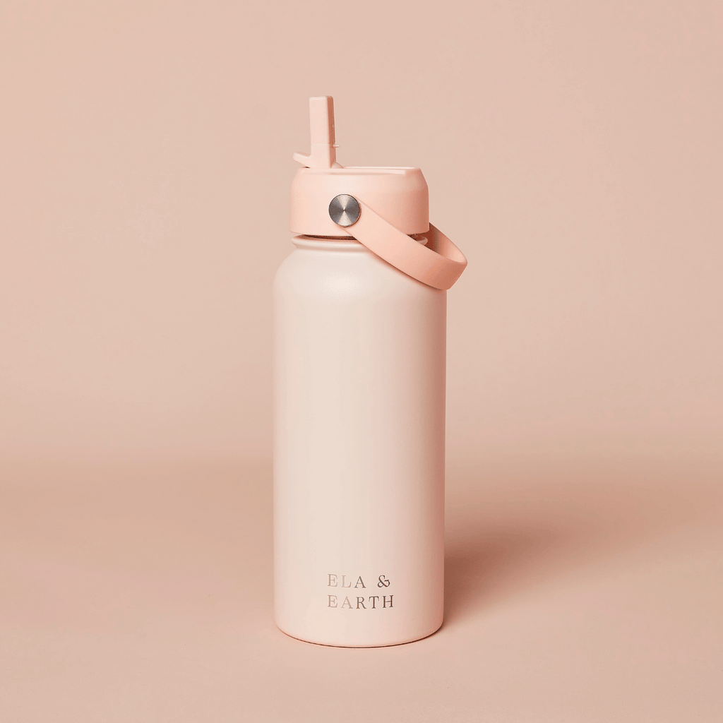 1 litre insulated water bottle - pink