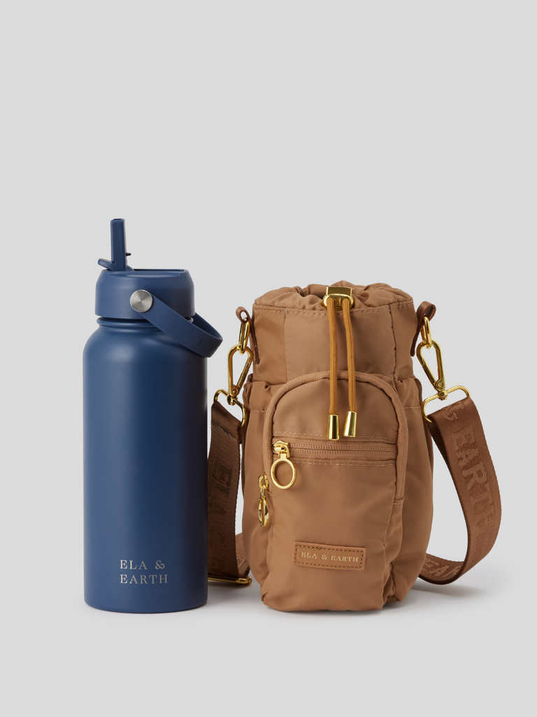 Water bottle bag and 1 litre water bottle 