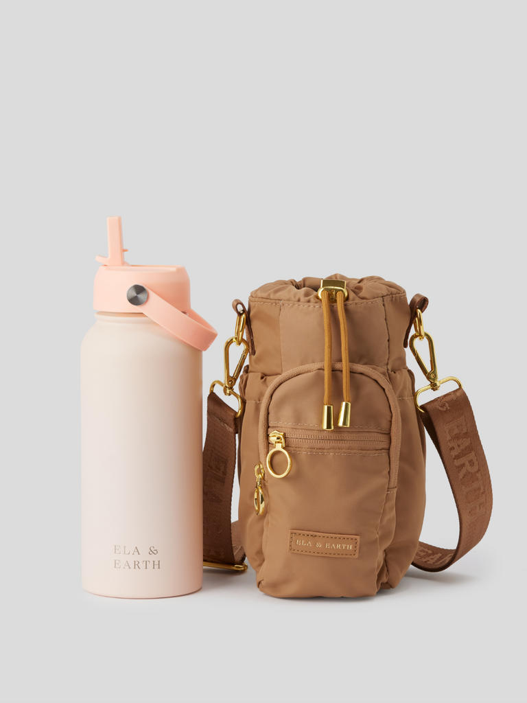 Water bottle bag and 1 litre water bottle