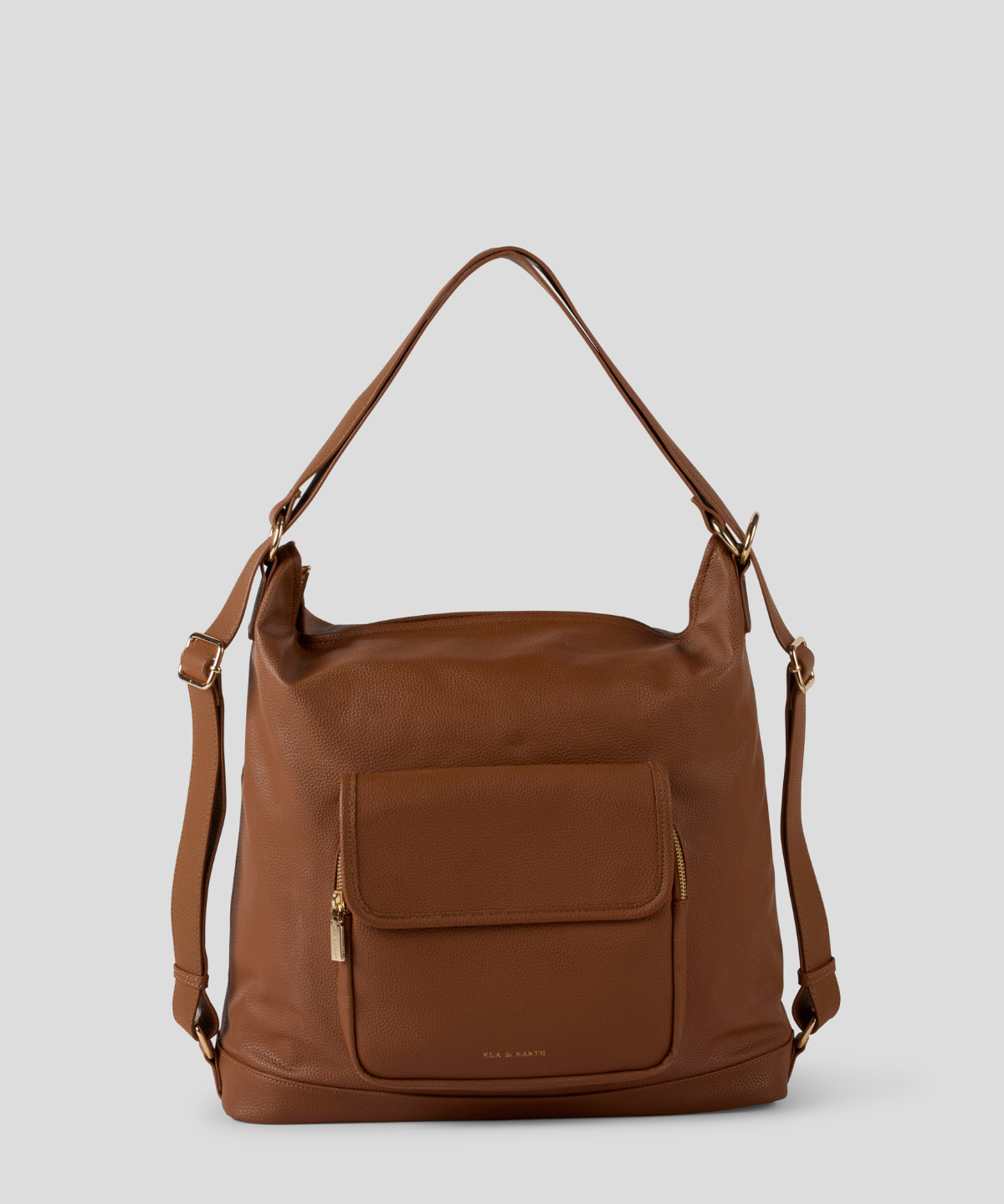Convertible Tote Backpack - Caramel 