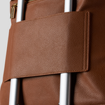Vegan Leather Backpack - Caramel 