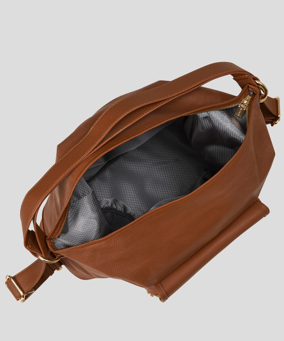 Minimalist Small Tote Backpack - Caramel 
