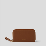 Dual Passport Wallet caramel