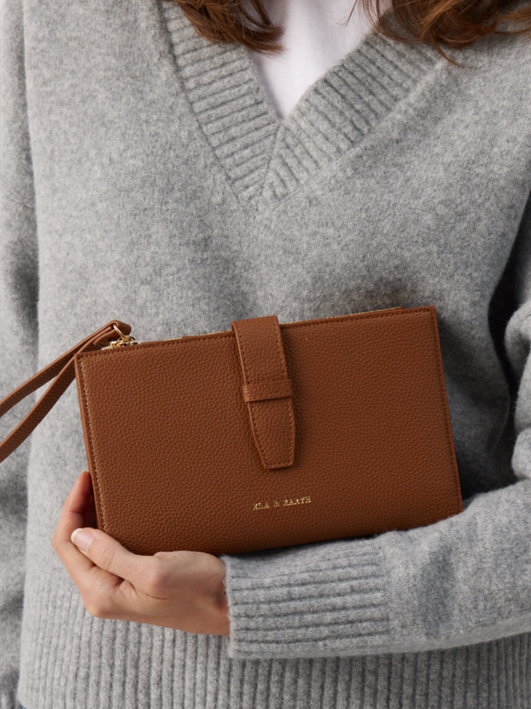 Stylish Passport Wallet - Caramel 