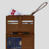 Family Trip Wallet - Caramel 