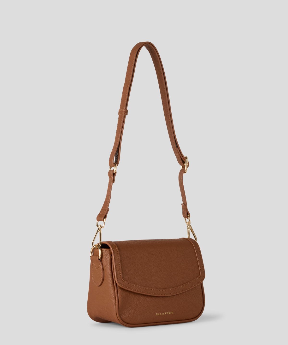 Caramel With Gold - Arden Small Crossbody Bag