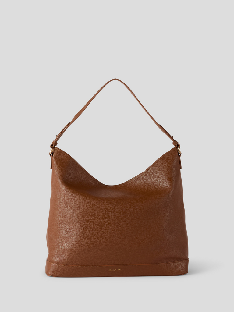 Large Insulated Slouch Bag - Caramel 