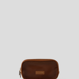 Small Travel Case - Caramel With Gold 