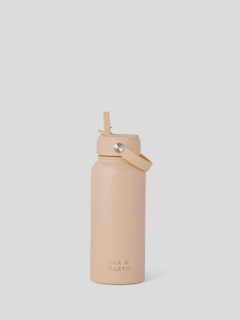 insulated water bottle - nude