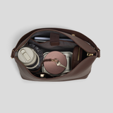 Chocolate - Arden Insulated Slouch Bag [Small]