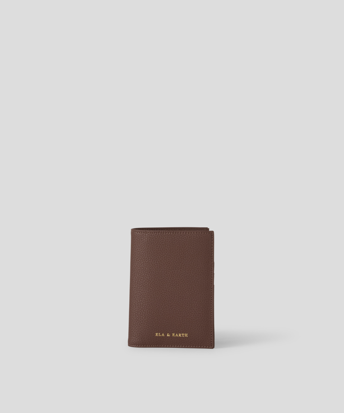 Single Passport Wallet - Chocolate