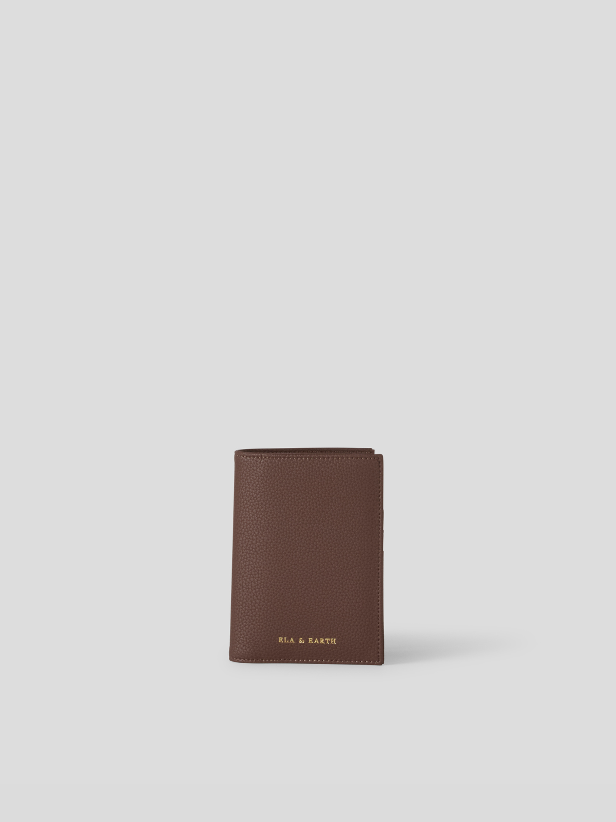 Single Passport Wallet - Chocolate