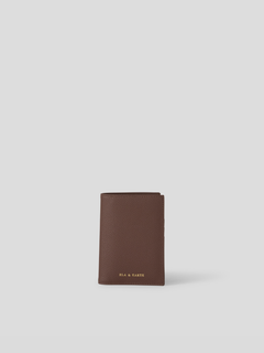 Single Passport Wallet - Chocolate