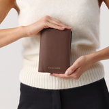 Chocolate With Gold - Arden Single Passport Wallet