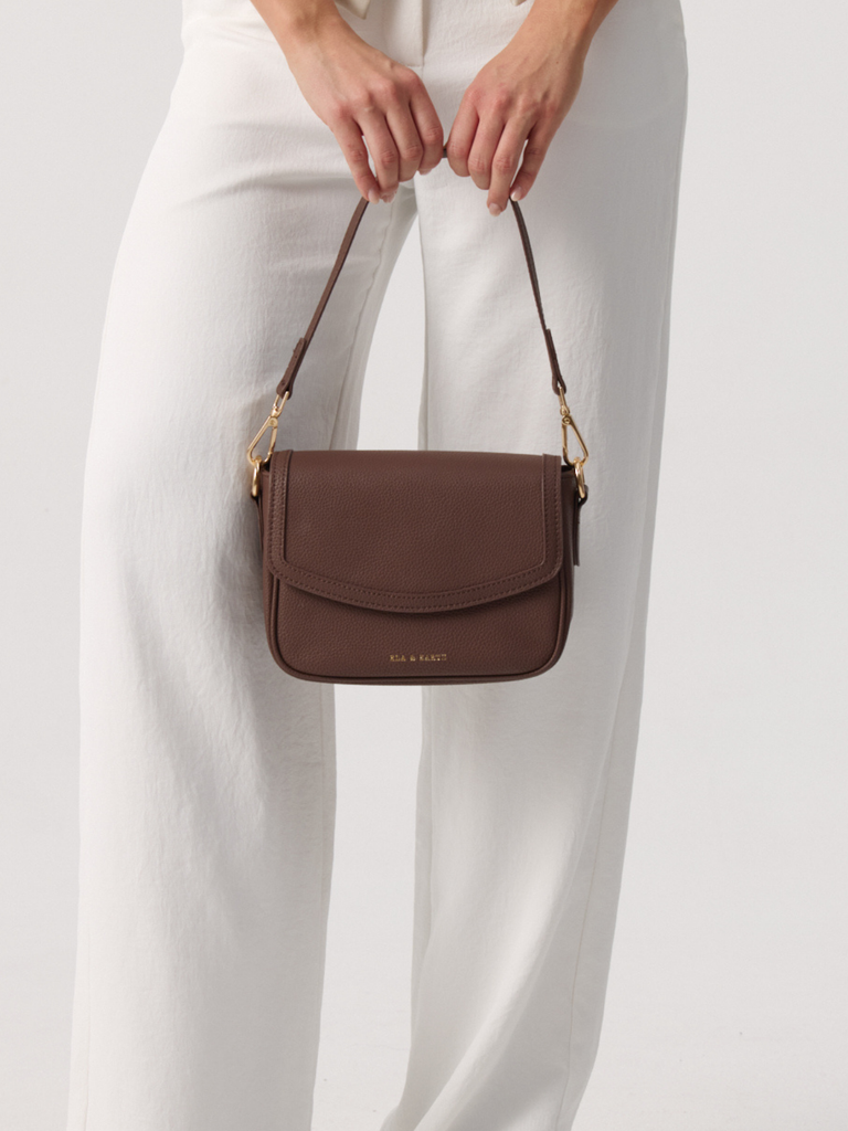 Womens Crossbody Bag - Brown 