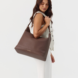 Chocolate - Arden Insulated Slouch Bag [Large]