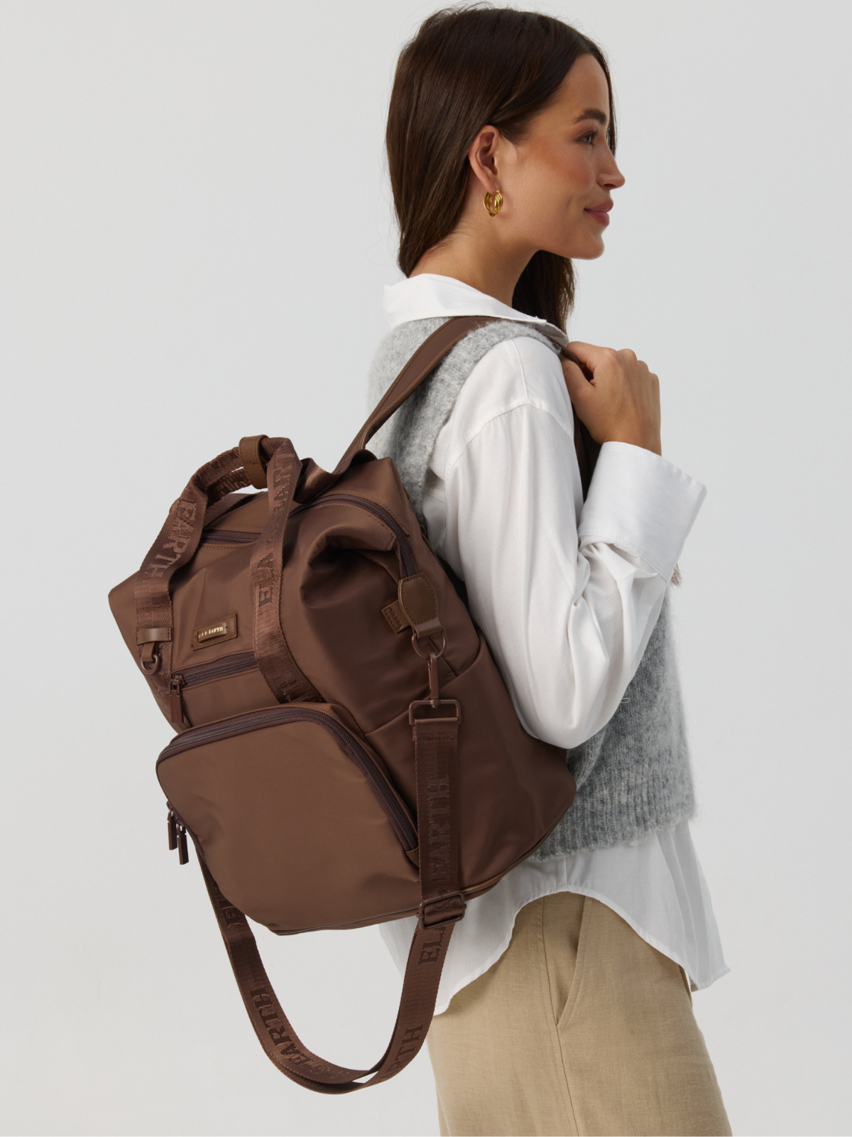 Stylish travel bag - Cocoa