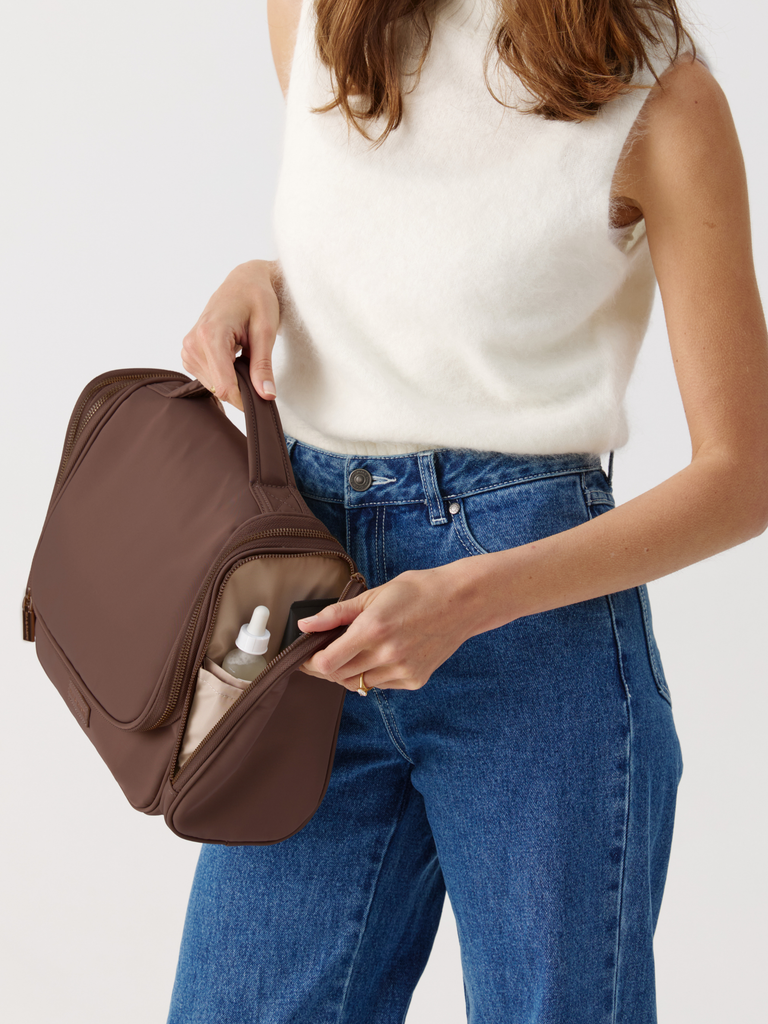 Cocoa - Odyssey Toiletries Bag – Ela & Earth