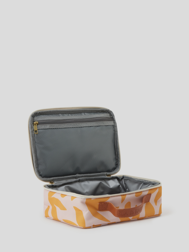 Clastyle Aircraft Insulated Kids Lunch Bag - Large Thermal Cooler Tote With Space Stamp Design, Adjustable Strap