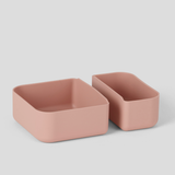 Dusty Pink - 2 Compartment Silicone Replacements [Duo Pack]