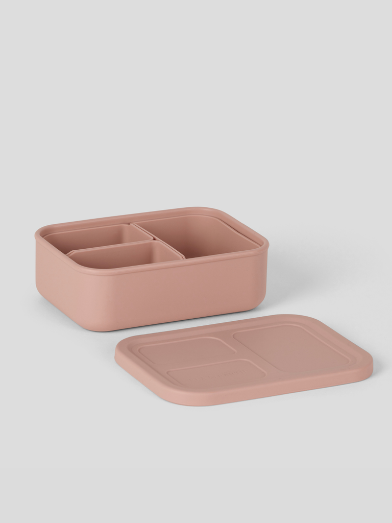 Eco-friendly silicone bento box with removable dividers