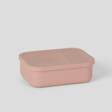 Dusty Pink - 2 Compartment Silicone Bento Box [Removable]